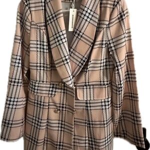 CBR Women's Tan Plaid Blazer